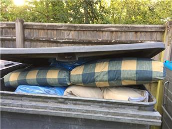 Fly-tipping at Langton Green Recreation Ground