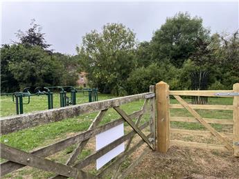 New Pedestrian Gate for MUGA