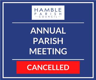 Annual Parish Meeting - Cancelled