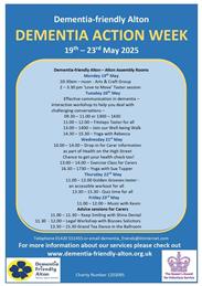 DEMENTIA ACTION WEEK  19-23 May