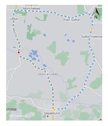 Kent County Council - Temporary Road Closure - Linton Hill, Linton - 18th August 2025