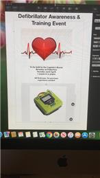 Defibrillator Training at the Bromley on Tuesday 23 April 7.30-9.30pm
