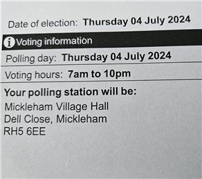 Hustings 2024 - Friday 28 June at 730pm