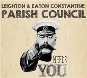 Vacancy on Leighton & Eaton Constantine Parish Council