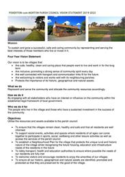 Parish Council launch its 4 year plan