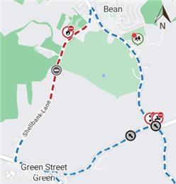 SGN - Temporary Road Closure - Shellbank Lane, Bean - 22nd July 2024 to 1st September 2024