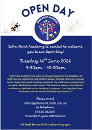 John Hunt Academy Open Day