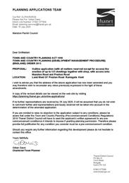 Planning Application - 135 Dwellings with Shop - Manston & Preston Roads