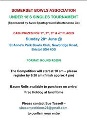UNDER 18’S SINGLES TOURNAMENT