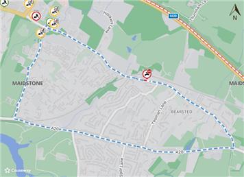 Temporary Road Closure - Ware Street, Bearsted - 10th August 2026