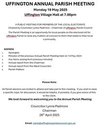 Annual Electors' Meeting 19th May 2025