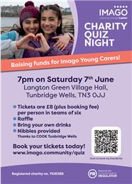 Imago Community Charity Quiz Night Saturday 7th June at Langton Green Village Hall