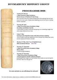 BHG 2026 Programme