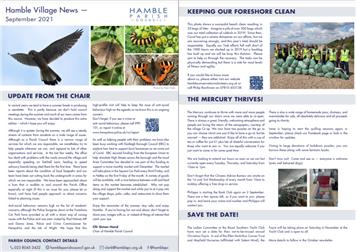 Hamble Village Newsletter - September 2021