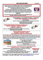 Jenny May News 13 May 2025