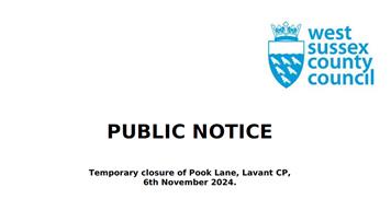 Road closure- Pook Lane