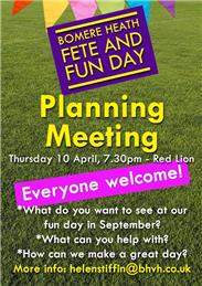 Bomere Heath Fete & Fun Day - Initial Meeting