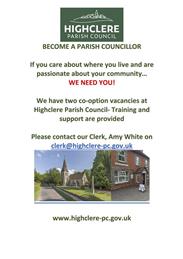 COUNCILLOR VACANCIES