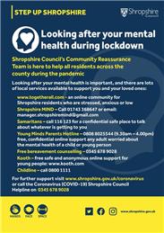 Looking After Your Mental Health...