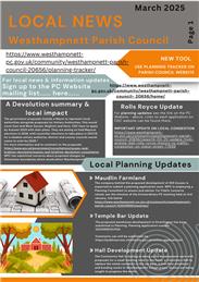 Local News Westhampnett Parish Council March 2025