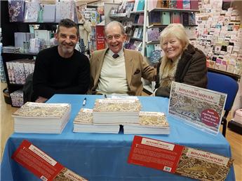 The Boxford Mosaic… a signing session at W.H.Smith