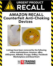 KCC TRADING STANDARDS - PRODUCT RECALL