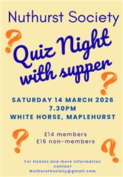 The Nuthurst Society Quiz Night