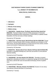 Planning Committee Meeting 16/12/2019