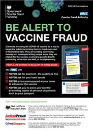 Be Alert To Vaccine Fraud