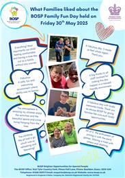 BOSP Family Fun Day Feedback