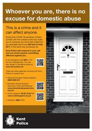 Whoever you are, there is no excuse for domestic abuse