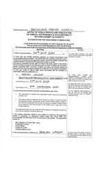 Publication of Notice of Public Rights