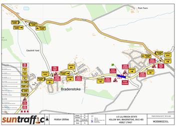 Temporary Closure of: Hollow Way (Part), Lyneham and Bradenstoke (18/01/21 - 20/01/21)
