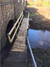 Footbridge at Chiselhampton Bridge now reopen