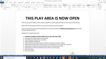 Playground Re-Opens!