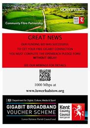 Gigabit Broadband to Lower Halstow
