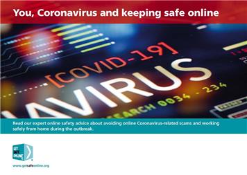 Information from Thames Valley Alerts: You, Coronavirus and staying safe online