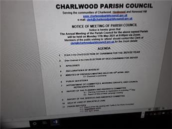 Annual Parish Council Meeting