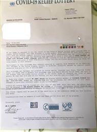 Lottery Scam Letter