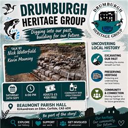 Talk on the archaeological dig at Drumburgh
