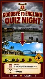 Quiz night- Saturday 14th November 7.00pm