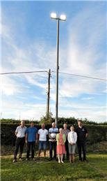 Night time landing site active