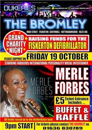 Second Defibrillator Fund Raising Event at The Bromley this Friday 19 October