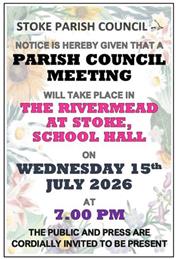 RESCHEDULED JULY PARISH COUNCIL MEETING