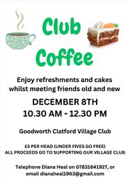 Club Coffee In December