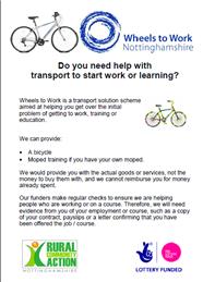 Do you need help with transport to start work or learning?