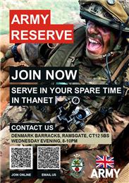 The Army Reserve in Thanet Want You!