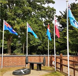 Flags raised to commemorate VJ Day