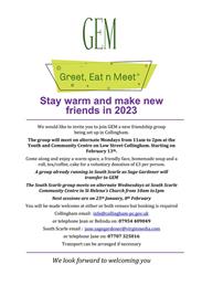 Stay warm and make new friends in 2023
