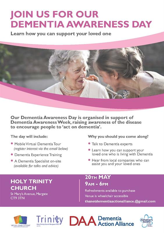 Dementia Awareness Day, Westgate-On-Sea : Local News - HugoFox